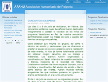 Tablet Screenshot of apahu.org